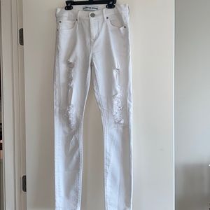 White Express ripped jeans!